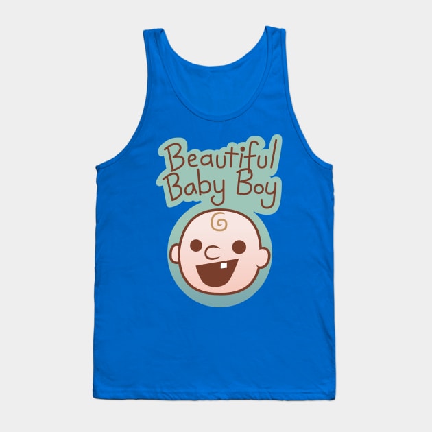 Beautiful Baby Boy Tank Top by Carbonwater